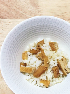 貝柱と油揚げの混ぜまぜごはん(^^)-レシピのメイン写真