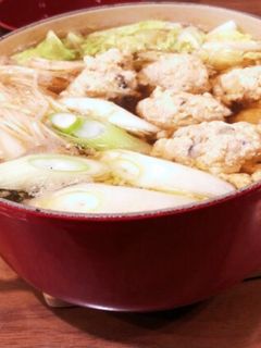 生姜香る♪ふわシャキ食感の絶品鶏団子鍋-レシピのメイン写真