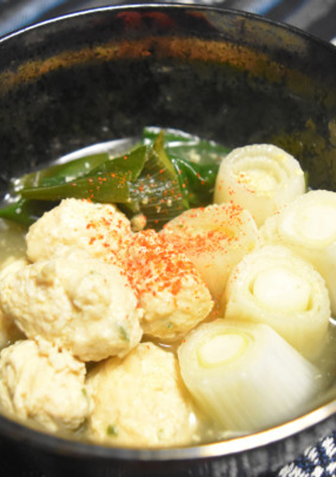 下仁田ねぎと鶏だんごの塩煮-レシピのメイン写真