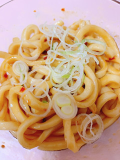 旨辛!油そば風うどん-レシピのメイン写真