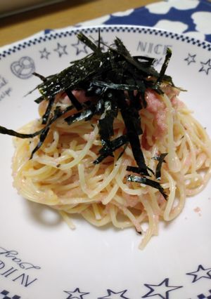 簡単すぎ！冷製明太子パスタ-レシピのメイン写真