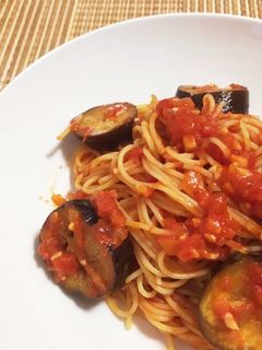 簡単!なすのトマトソースパスタ✨-レシピのメイン写真