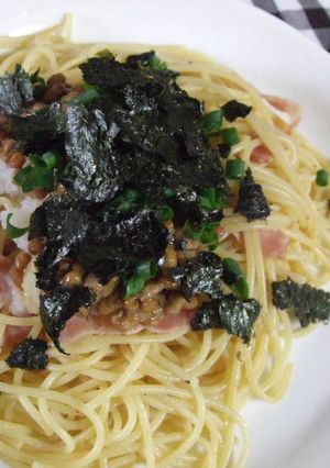 大絶賛納豆を使った納豆パスタ-レシピのメイン写真