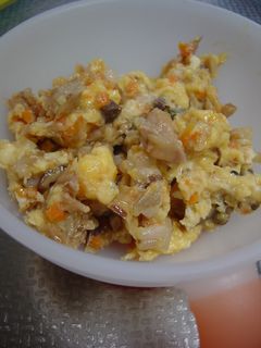 さばの味噌煮卵とじ ~離乳食に~-レシピのメイン写真