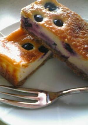 濃厚！ブルーベリーチーズケーキ♡-レシピのメイン写真
