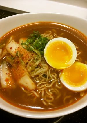 怒涛☆味噌チゲラーメン-レシピのメイン写真