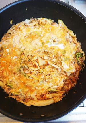 麻婆キャベツの卵とじ-レシピのメイン写真