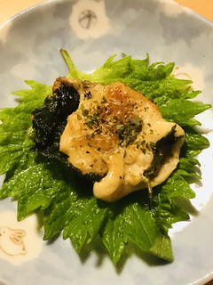 鶏皮活用●鶏皮の大葉はさみ焼き-レシピのメイン写真