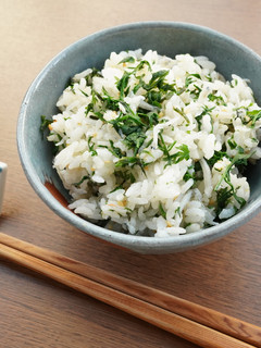 人参葉としらすの混ぜご飯-レシピのメイン写真