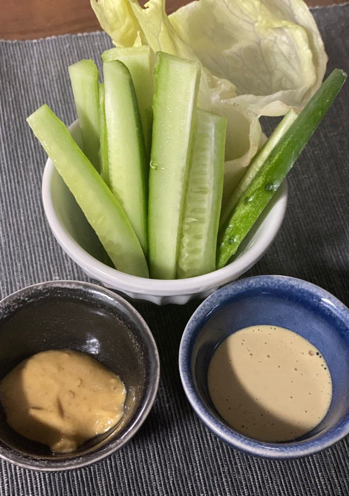 もう一品　野菜のディップソース　2種-レシピのメイン写真