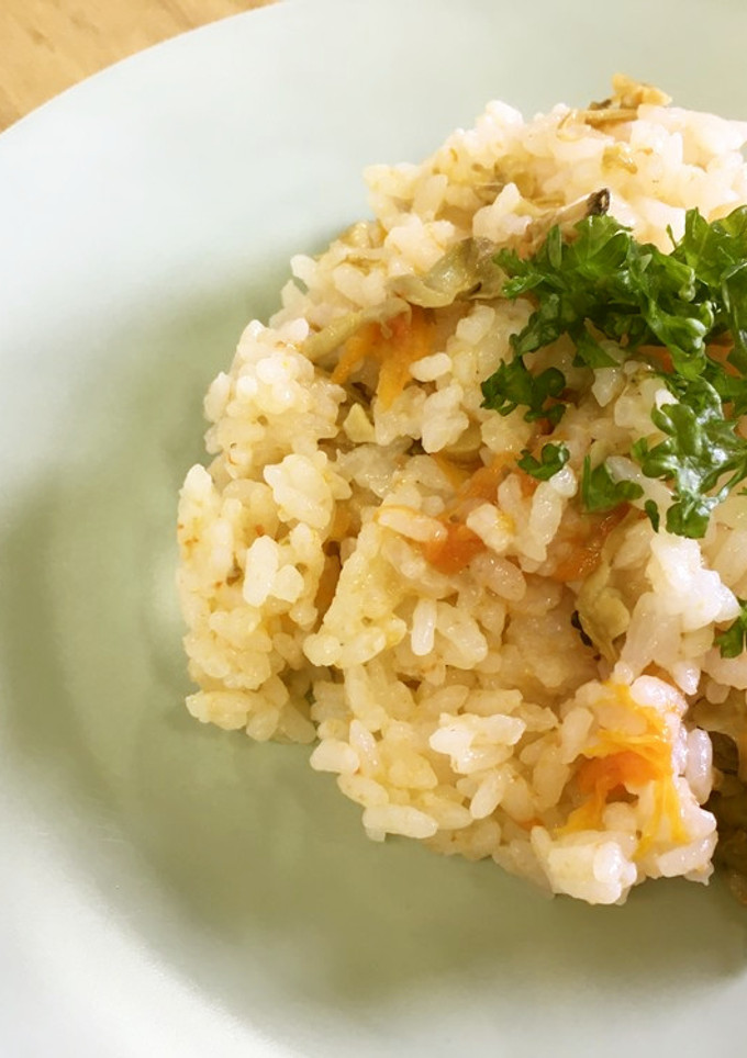 あさりとトマトの洋風炊き込みご飯-レシピのメイン写真