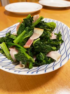 菜花ベーコン炒め-レシピのメイン写真