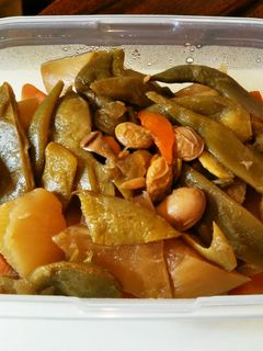 大根と人参といんげんの煮物-レシピのメイン写真