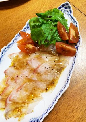 鯛のカルパッチョ-レシピのメイン写真
