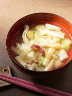 野菜の芯&へた~エコな味噌汁-レシピのメイン写真
