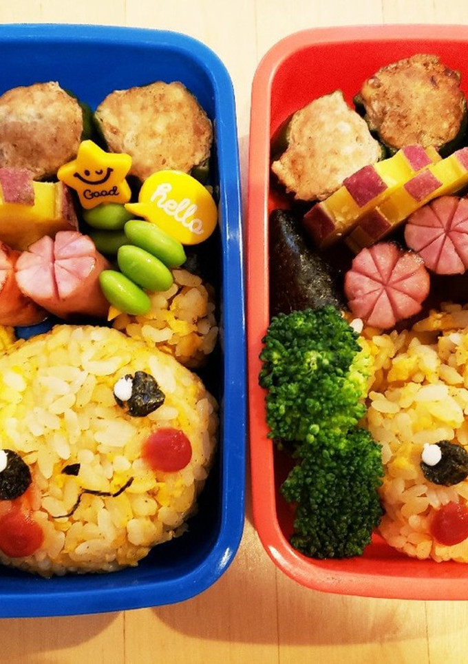 幼稚園のお弁当第73段!!ピカチュウ♪-レシピのメイン写真