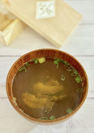 至福のひととき♪焼きうにのお吸い物-レシピのメイン写真