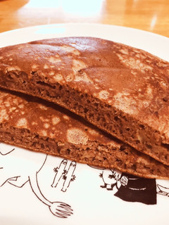 チョコバナナ★ホットケーキ-レシピのメイン写真