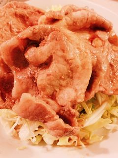 キャベツとご飯に合う☆ガリ旨トンテキ-レシピのメイン写真