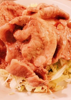 キャベツとご飯に合う☆ガリ旨トンテキ-レシピのメイン写真
