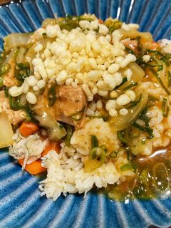 簡単焼き鳥缶 あんかけチャーハン!-レシピのメイン写真