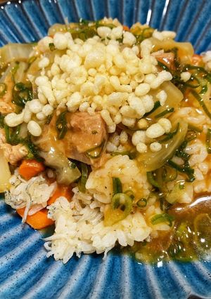 簡単焼き鳥缶　あんかけチャーハン！-レシピのメイン写真