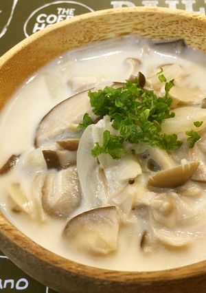 簡単きのこのミルクスープ-レシピのメイン写真