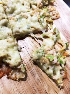 おからパウダーでピザ風お好み焼き-レシピのメイン写真