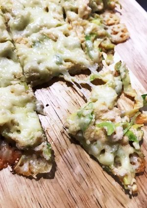 おからパウダーでピザ風お好み焼き-レシピのメイン写真