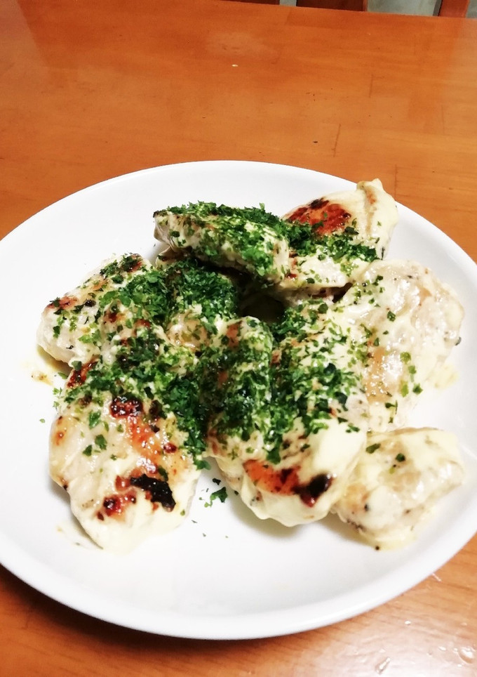 鶏むね肉ののりマヨソース-レシピのメイン写真