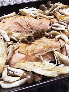 鮭ときのこのグリル☆柚子胡椒ぽん酢-レシピのメイン写真