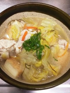 白菜の漬物で汁かけご飯-レシピのメイン写真