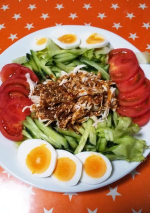 【クッキングプロ】鶏ムネ肉で棒棒鶏-レシピのメイン写真