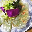 【簡単】刺身蒟蒻のカルパッチョ【減塩】