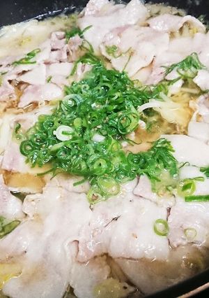 豚バラ鍋★ねぎ塩でとろ～り、じゅわ★-レシピのメイン写真