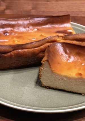 簡単!ベイクドチーズケーキ(18cm)-レシピのメイン写真