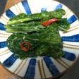 カブの葉の野沢菜わさび漬け風☆