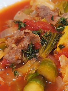 トマトと牛肉のデトックススープ-レシピのメイン写真
