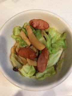 ウィンナーとキャベツのバター醤油炒め-レシピのメイン写真