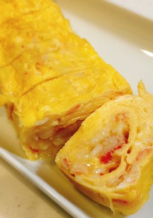 フワとろ☆かにかま卵焼き-レシピのメイン写真