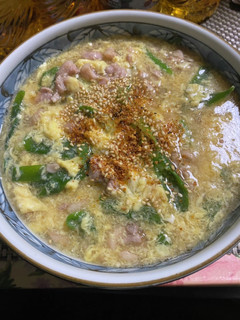 鴨南蛮の かき卵NEW麺-レシピのメイン写真
