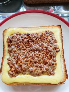 納豆マヨネーズトースト(*^ー^)ノ♪-レシピのメイン写真