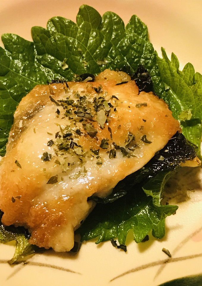 鶏皮●大葉と味つけ海苔のはさみ焼き-レシピのメイン写真