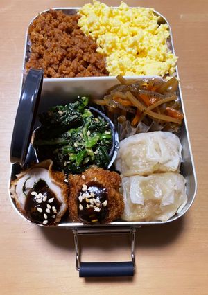 20201110中学2年男子お弁当-レシピのメイン写真