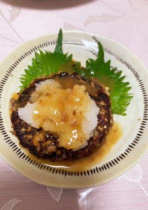 ☆さば味噌缶を使ったヘルシーハンバーグ☆-レシピのメイン写真