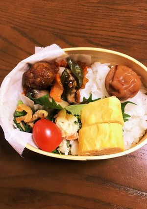 11/10甘酢肉団子のお弁当-レシピのメイン写真