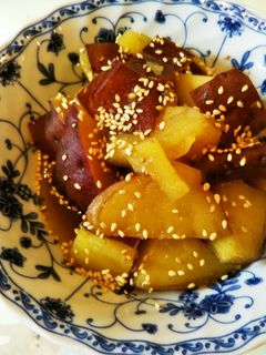 $さつまいもの甘辛煮$-レシピのメイン写真
