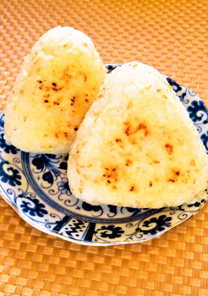 ☺簡単♪香ばしいごま塩焼きおにぎり☺-レシピのメイン写真