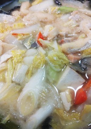 鮭の粕汁(冷凍の鮭のアラを使用)-レシピのメイン写真