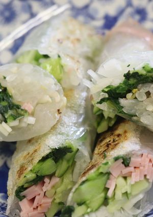 川俣菜入り生春巻き-レシピのメイン写真